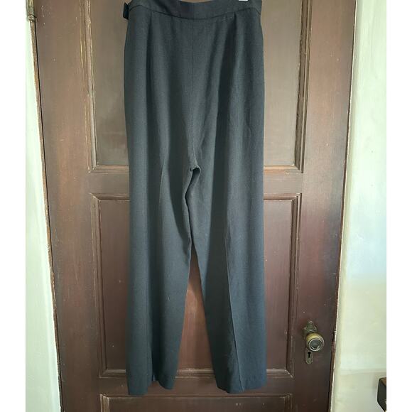 MAXMARA | Lightweight Wool Blend Wide Leg Ankle Length Trousers | Size 10 - Picture 2 of 6